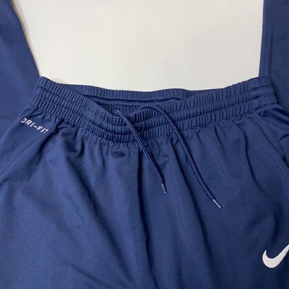 Nike Dri -Fit  Zip Ankle Soccer Track Jogger Pants Navy Small - Picture 5 of 9